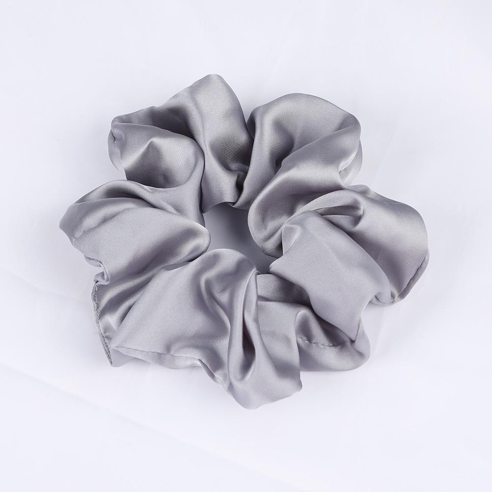 Silk Satin Scrunchies Elastic Hair Bands Women Girls Ponytail Holder Hair Ties Headbands High Quality Hair Accessories Fashion