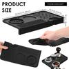 Silicone Coffee Powder Pad Waterproof Espresso Tamping Mat Anti-slip Coffee Tamper Mats with Double Hole for Home Coffee Machine