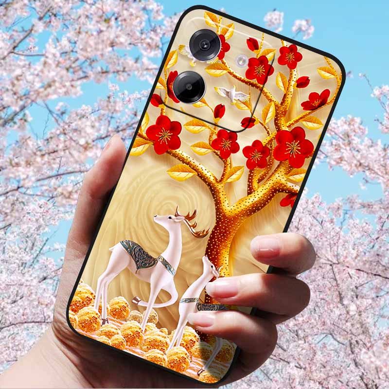For Xiaomi Poco M7 Pro 5G 6.67"Cases Bumper Silicone TPU Fashion Back Cover Cases For Poco M7 Pro 5G Protective TPU Coque M7Pro