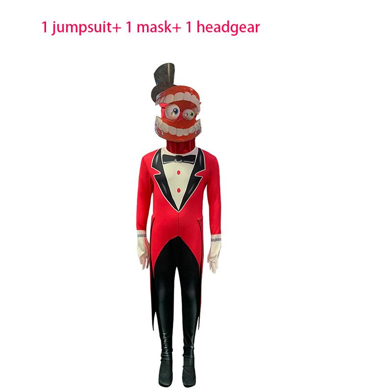 

Удивительный цифровой цирк Аниме Костюм Мягкая ткань молочный шелк Унисекс Косплей Caine,160cm/62.99in