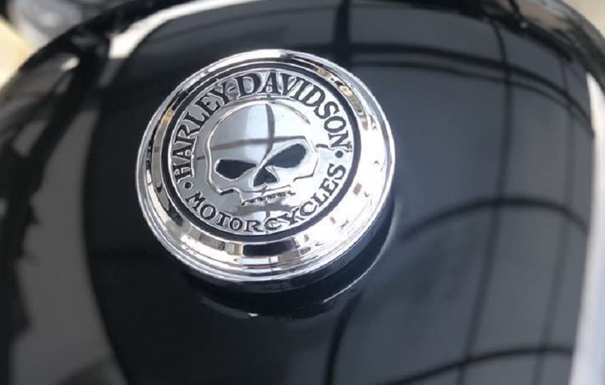 Harley Davidson Fuel Cap Medallion SKULL XL SMA 99670-04