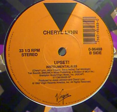 12inch Record CHERYL LYNN - Upset! 096488 Virgin 1989 US Dance & Electronica Used