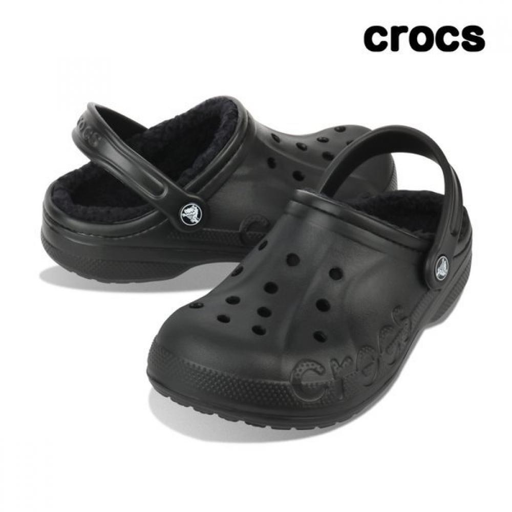 

Crocs Baya Lined Clog Adult Slipper Black 205969 060 205969060/240mm(M5W7)