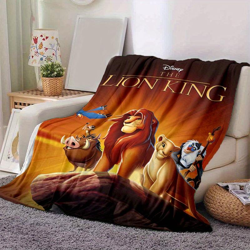 1 ks, Dekorační deka Disneyho Lví král, do obývacího pokoje, ložnice nebo ven, Perfektní jako dárek
