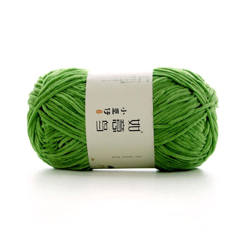 50g/Roll 2mm Thin Chenille Yarn Hand-Woven DIY Doll Craft Scarf Woven Soft Warm Yarn Blanket Crochet Knitting Thread 145 Meters