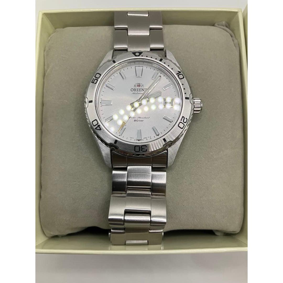 Used ORIENT Mako 40 RN-AC0Q03S White Dial