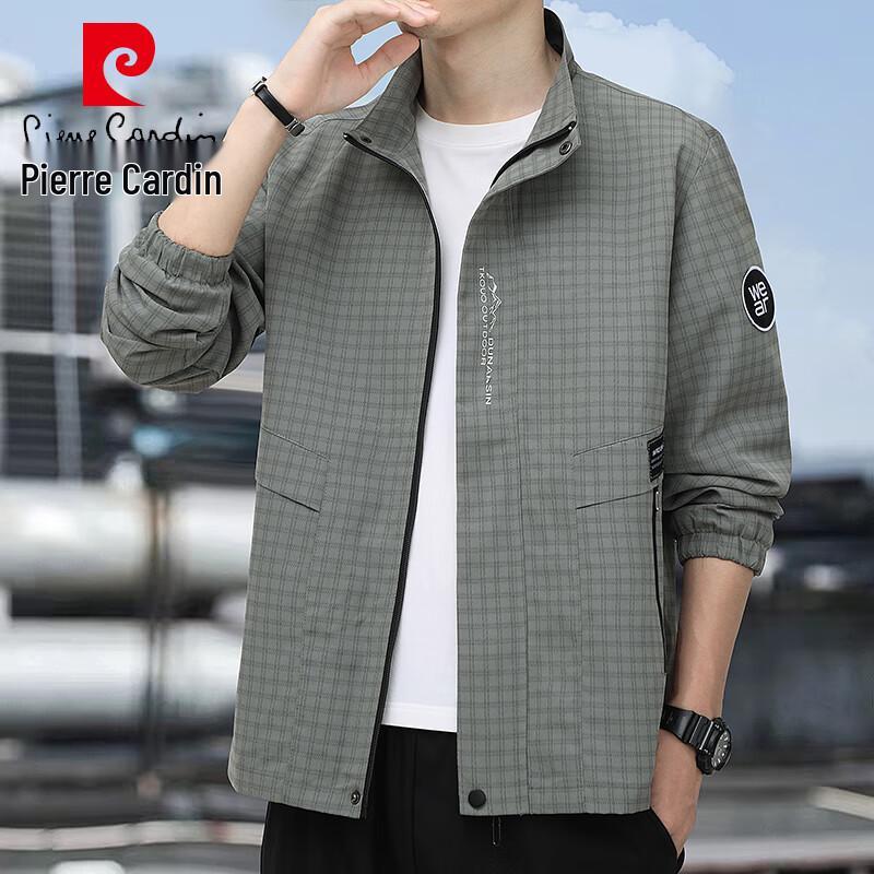 

Pierre Cardin Men s Casual Plaid Jacket 5XL