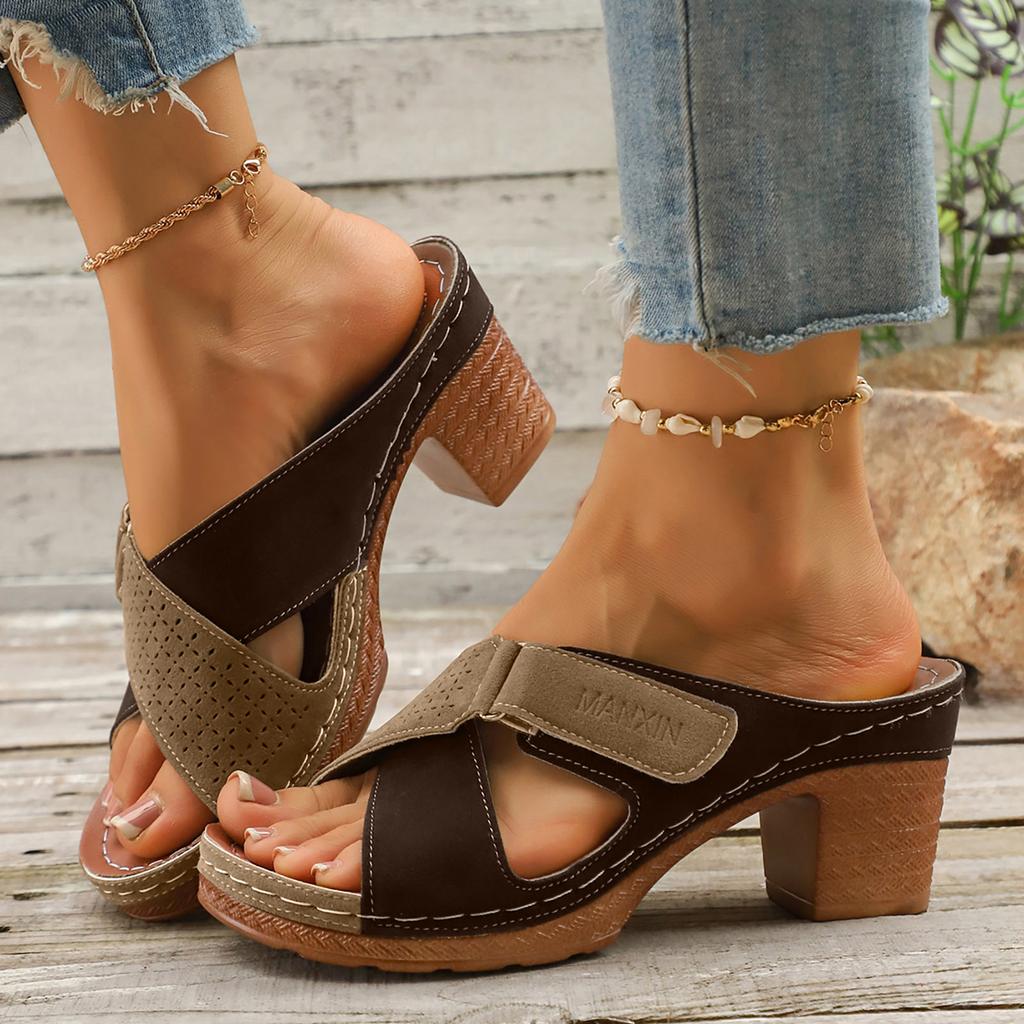 Dámské stylové sandály na platformě s otevřenou špičkou, sandály pro ženy, pohodlné, elegantní, dámské sportovní sandály, velikost 11