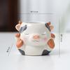 Cartoon Multifunction Ceramic Succulent Planter Cute Animal Cactus Potted Plant Gardening Creative Flower Pot Garden Decoration