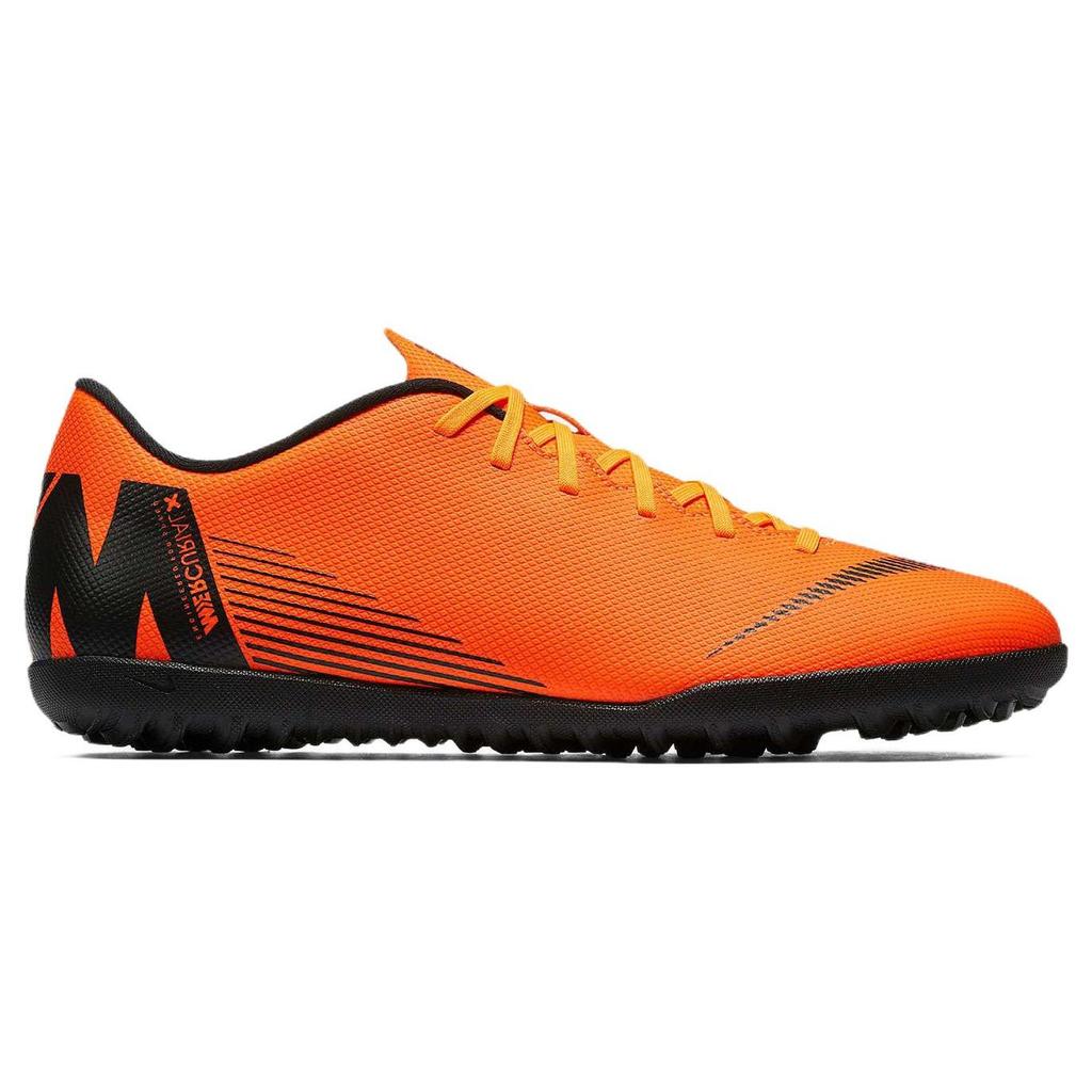 Nike 12 Assassin 12 Club Round Toe Lace-Up TF (Rubber Studs) Shock Absorbing Non-Slip Durable Soccer Shoes Men Soccer Shoes Orange AH7386-810