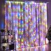 1pc USB 6x3/3x3/3x2/3x1 LED Curtain Bedroom Lights Christmas Garland Fairy Lamp Festoon Wedding Home Bedroom Decoration Lighting