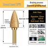 Brazed Diamond Bullet Grinding Head