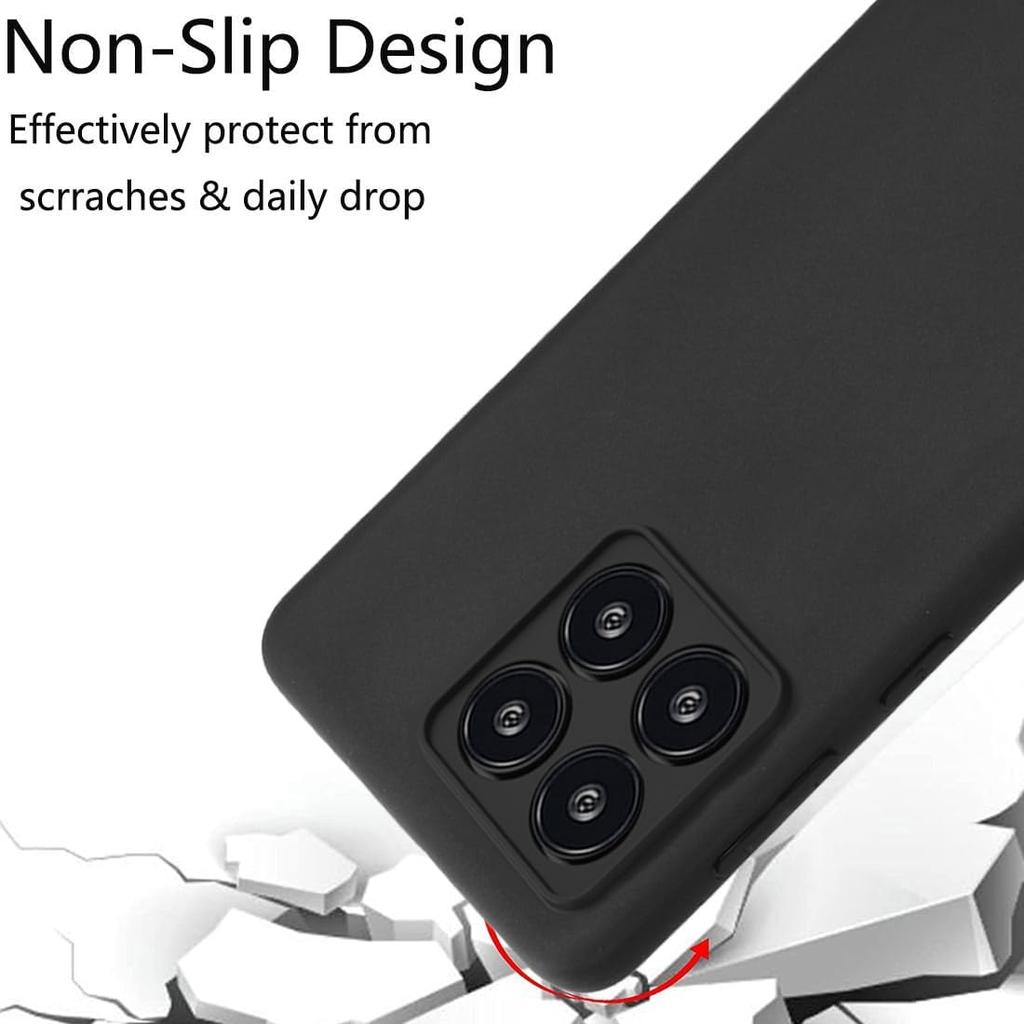 Husă Flexibilă din TPU Silicon Lichid Pentru Xiaomi 14T Pro Mi 14 13 12 Lite 13T 12T 5G Husă Protectoare Fundas Coque Capa