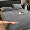 1PC Elastic Mattress Cover Warm Plush Fitted Sheet Velvet Bed Cover Winter Soft Family Double Bed Bedding 90/120/150/180/200cm