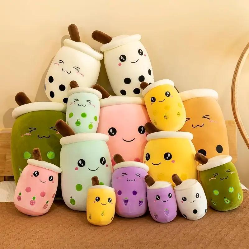 Adorable Bubble Tea Cup Plush Pillow – Soft Doll Toy for Girls