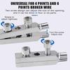 Faucet Valve Broken Thread Extractor Drill Compatible Fits 1/2 3/4 Inch Screw Removal Tool For Plumbing Repair