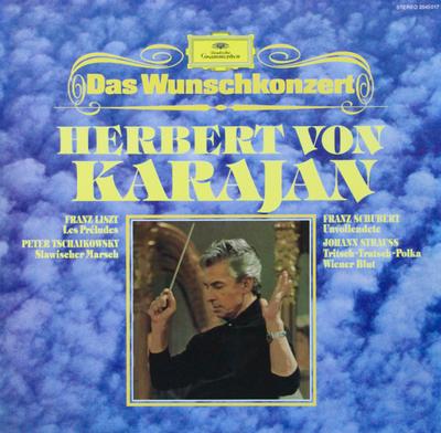LP Record HERBERT VON KARAJAN Das Wunschkonzert 2545017 Deutsche Grammo Germany Classical Used