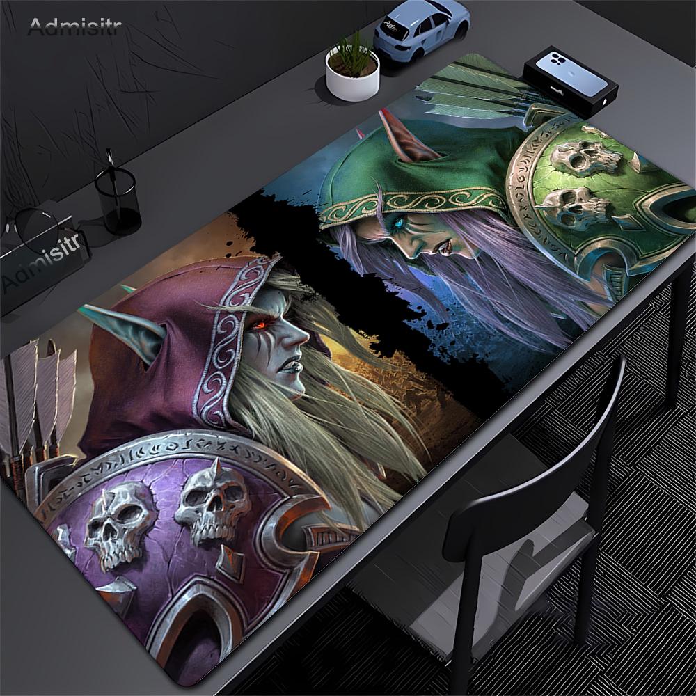 Anime Mousepad World of Warcraft Gamer Gaming Mouse Pad Pc Computer Accessories Desk Mat Xxl Game Mats Deskmat Office Mause Pads