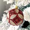 60pcs Reusable Glitter Christmas Balls Pendant Shatterproof Xmas Tree Ornaments  Holiday Festive