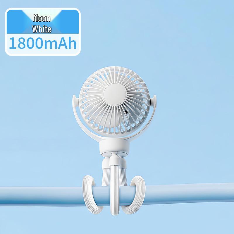 Rechargeable Octopus Baby Stroller Fan - Portable, Silent, and Versatile Companion for Dorms and Desktops Octopus Fan