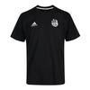 adidas T Shirts Men's Black Crew Neck Moderate Straight Fit GK3442
