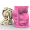 Artistic Silicone Mold For Custom Planters Adorable Girl Shape Stylish Reusable Template Crafting And Gardening Accessory
