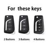 Beschermhoes voor Autosleutel Afstandsbediening Sleuteletui voor Toyota Yaris Rav4 Highlander Auris Avensis Aygo Scion TC IM 2015 2016