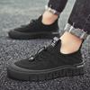 2025 summer new men's shoes breathable soft-soled casual shoes youth hollow non-slip fly-woven mesh sports trendy shoes