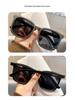 Women's Retro Square Polarized Sunglasses, Anti-UV, Large Frame for Fashion and Driving