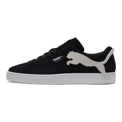 Suede The Cat - Baskets Unisexe Noires Blanches 380865-02