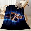 Neymar Brazil Jersey Blanket Soft Warm Cozy Perfect for Bedding Picnics Seaside All-Season Use Modern Gift for Travel Home Birthdays
