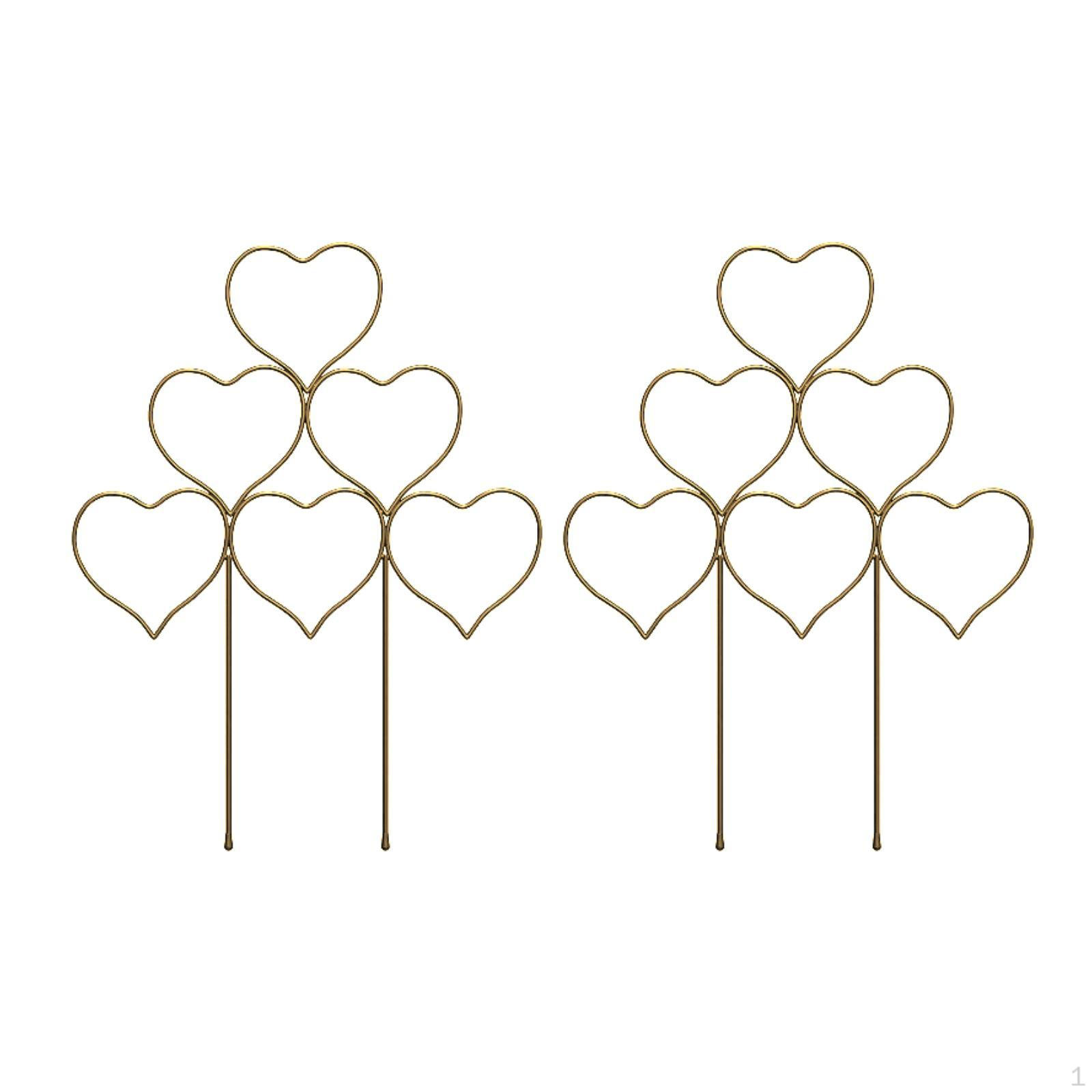 

2 шт. Решетка для вьющихся растений, Садовая опора, для цветов хойи золотой