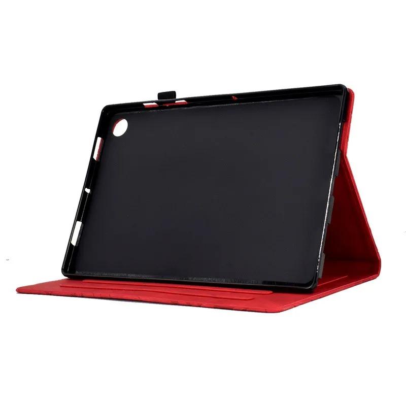Funda For Lenovo Tab M10 Plus Gen 3rd 2022 10.6 inch Case 128F For Xiaoxin Pad Cover 10.6 TB-125F Wallet Card Slots Funda + Gift