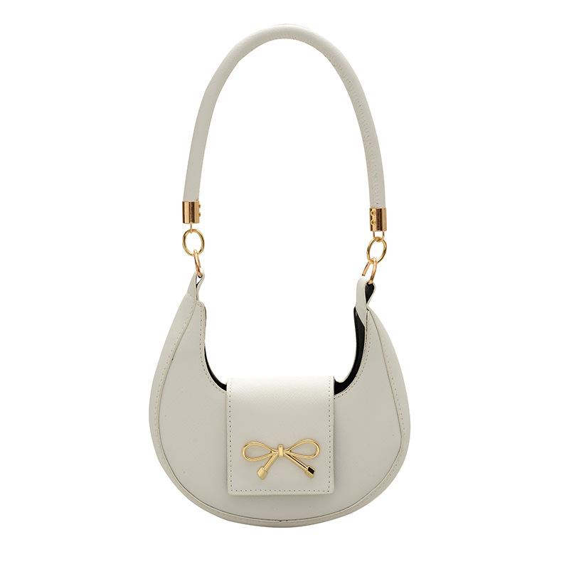 French Women's Commuter Bags -Bowknot Large Capacity Soft Durable Crossbody Bag Casual Fashion Chic Premium Feeling High Value Bag