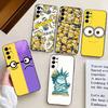 Cartoon M-Movie M-Minions Phone Case For Samsung S25,S24,S21,S22,S23,S30,Ultra,S20,Plus,Fe,Lite,Note,10,Black Cover