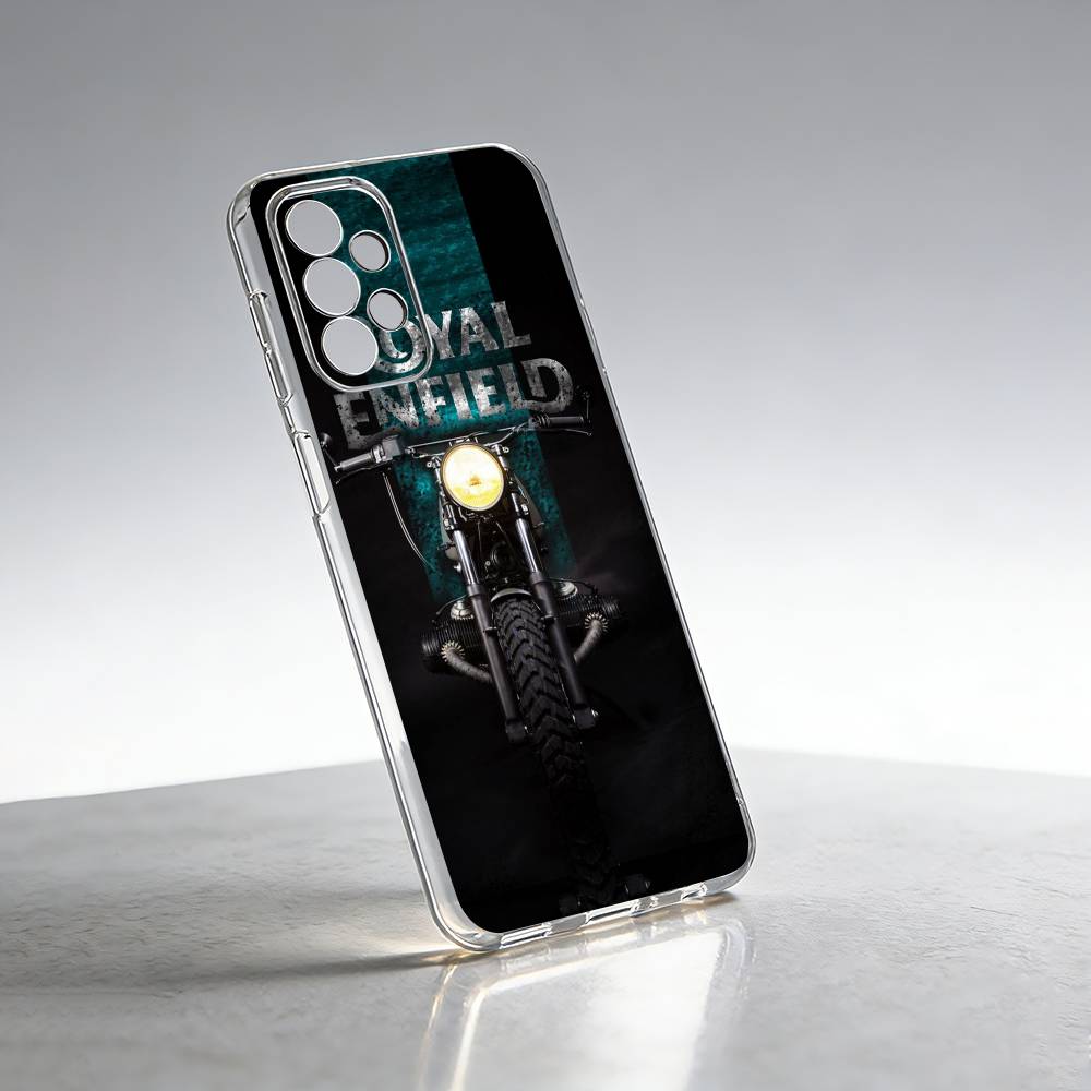 R-ROYALS E-ENFIELDs Logo Phone Case For Samsung S25,S24,S21,S22,S23,S30,Ultra,S20,Plus,Fe Transparent Cover