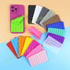 Silicone World Double-sided Silicone Suction Pad For Mobile Phone Fixed Pad Suction Cup Wall Stand Square Anti-Slip Back Sticker