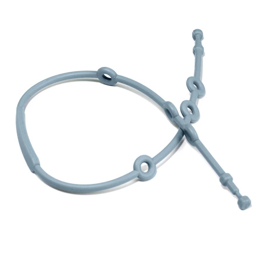 1~2PCS New Silicone Toy Safety Straps Newborn Teething Soother Chew Dummy Chains Adjustable Baby Pacifier Clip Teether Straps