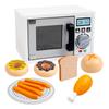 Children'S Microwave Oven Oven Baking Toys Wooden Simulation Playing Home Kitchen Dining Kitchen Parent-Child Interactive Toys