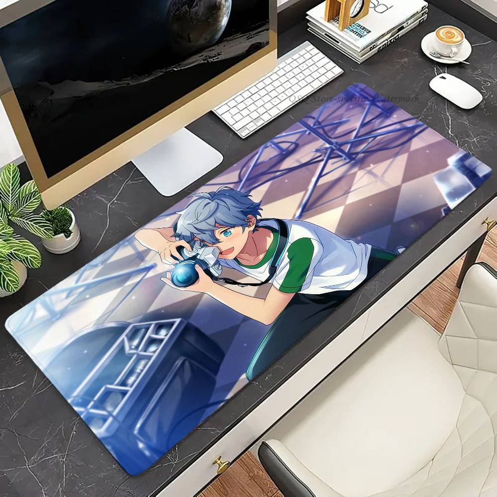 Sena I-Izumi Anime Mousepad Non-slip Suitable For Office Computers Laptops E-sports Game Desk Mats XXL Keyboard