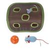 Foldable Nine Hole Tunnel Cat Toy Breathable With Cat Grab Bell Ball Cat Teasing Toy Portable Decompression Cat Mouse Hole Maze