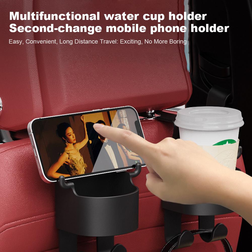 Car Seat Headrest Hook Hanger Car Cup Holder Bottle Drinks Storage Holder Car Interior Accessories