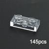 DIY Transparent Thin Plate Figures 3024 3023 Building Blocks 1x1 2X2 1x2 Dot Assemblage Educational Construction Clear Brick Toy