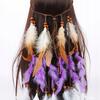 Indian Purple Plume Hairband A12