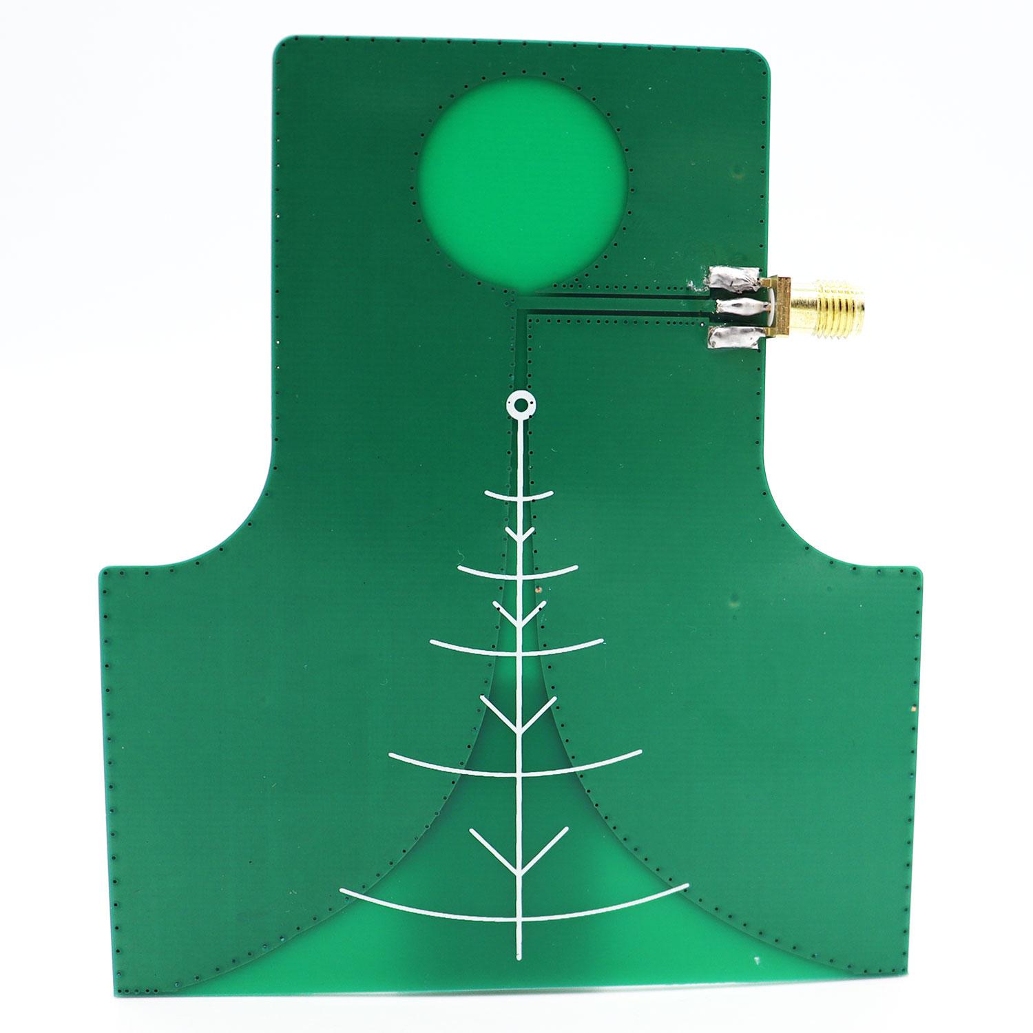 

UWB Надширокосмугова TEM антена Спрямована антена з високим коефіцієнтом посилення Аксесуар 1,4-10,5 ГГц для ультраширокосмугового позиціонування та зв’язку зелений