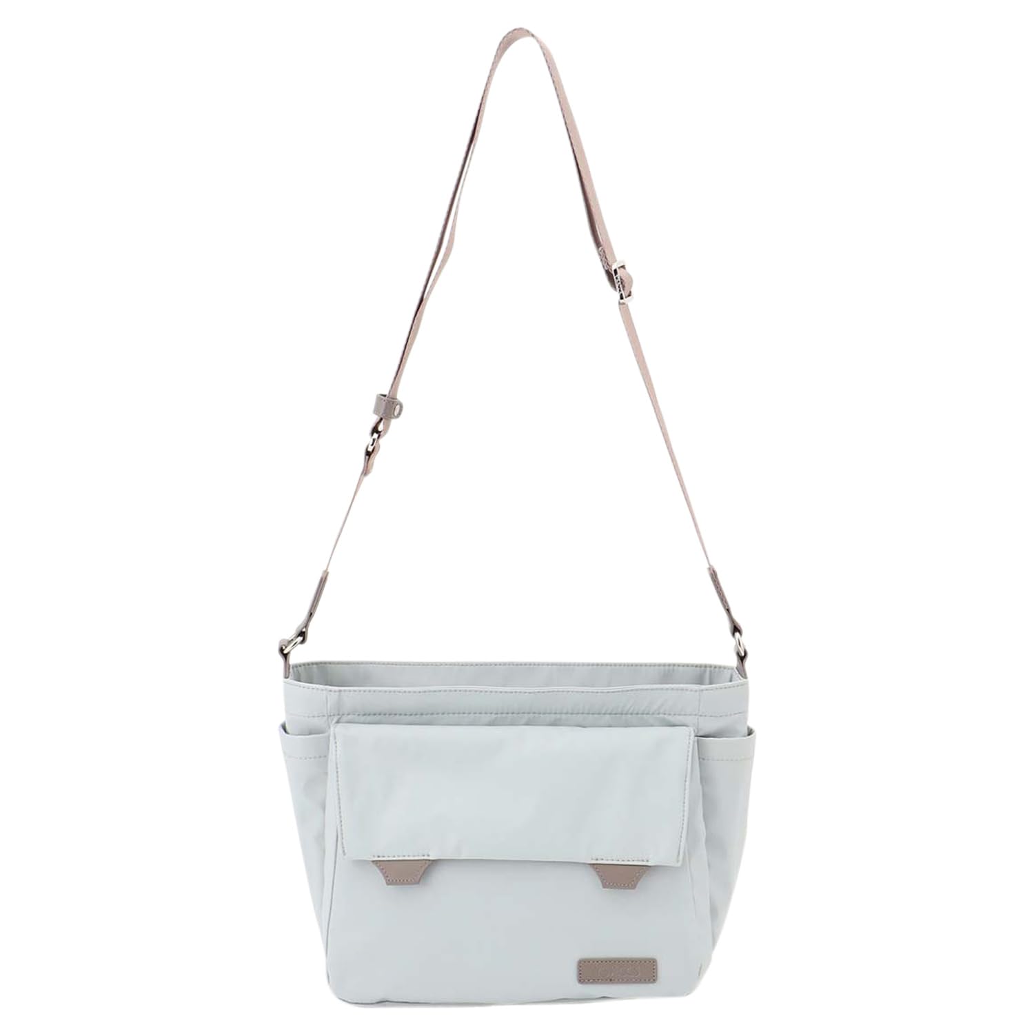 

Наплечная сумка с двойным клапаном, дорожная наплечная сумка для женщин 2004102, светло-серая [Isaac] (12)