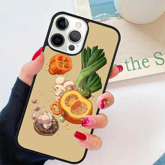 

Vegan Vegetables Veggies Coque Shell For iPhone 17 Air 15 16 14 13 12 Pro Max 11 Pro Max Plus Phone Case Cover iPhone 11pro max