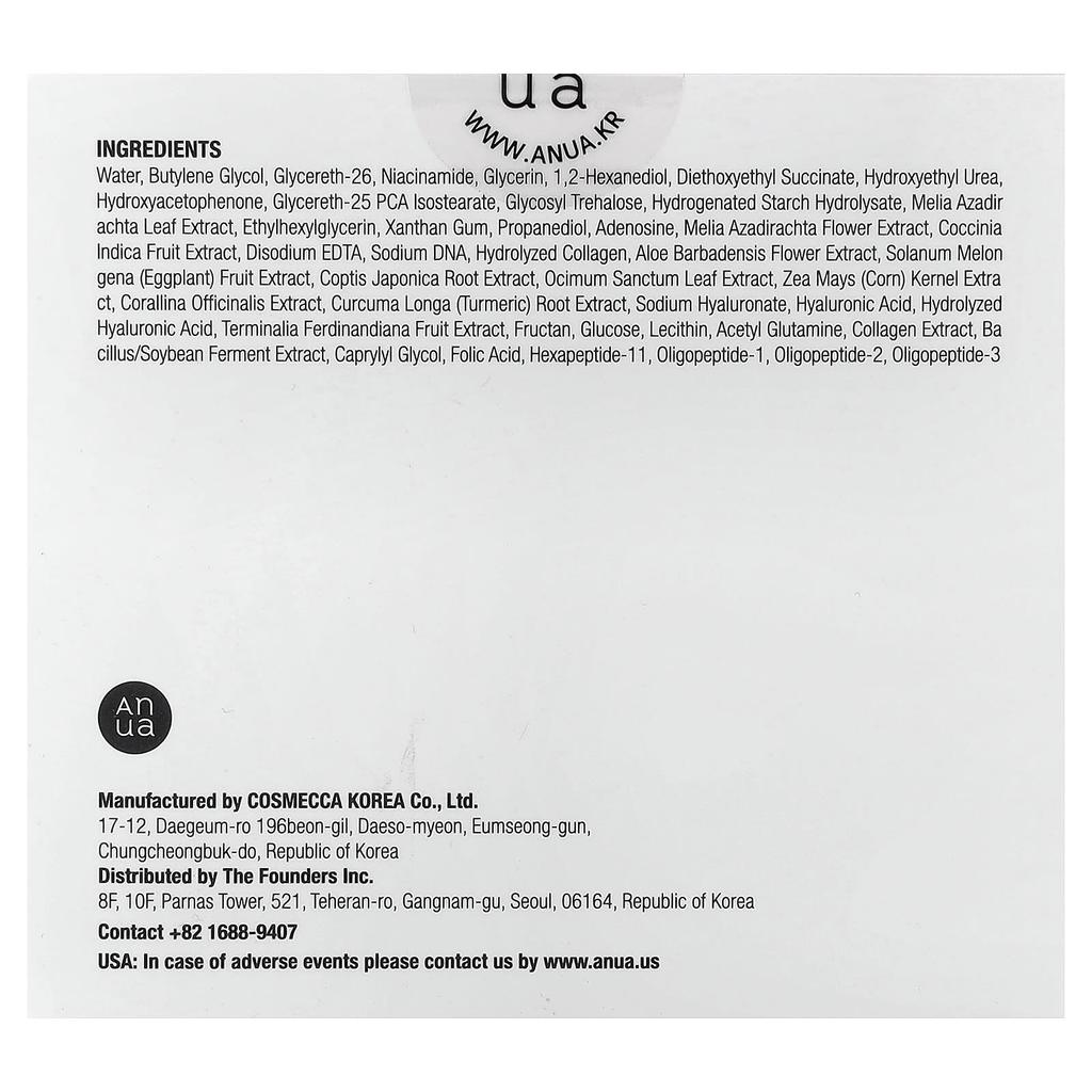 Anua, PDRN 100 Hyaluronic Acid Glow Pads, 60 Pads