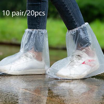 10 paar waterdichte schoenovertrekken voor regen, voor binnen of buiten
