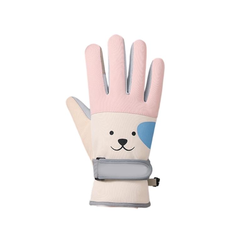 Cold Weather Thermals Gloves Winter Warm Gloves With Antislip Palm Touchscreens And Adjustable Wrist Closures Design